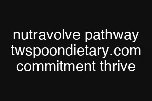 nutravolve pathway twspoondietary.com commitment thrive
